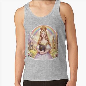 Princess Veriobia with Bible& Barbie Palace and Dove of Peace Tank Top