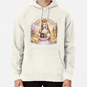 Princess Veriobia with Bible& Barbie Palace and Dove of Peace Pullover Hoodie