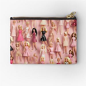 A Whole Bunch of Barbies Zipper Pouch