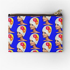 Vintage Swimmer! Cool Swimming Art! Barbie Art! Zipper Pouch