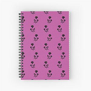 Goth Barbie Print Spiral Notebook