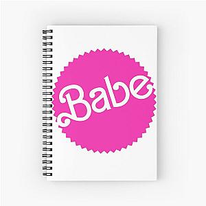 Barbie Babe Barbie Pink Design Bachelorette Bride Spiral Notebook