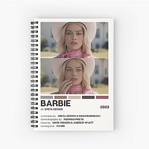 Barbie (2023) Movie Poster Spiral Notebook