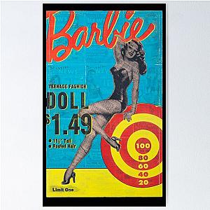 Retro Barbie Doll Poster Design Poster