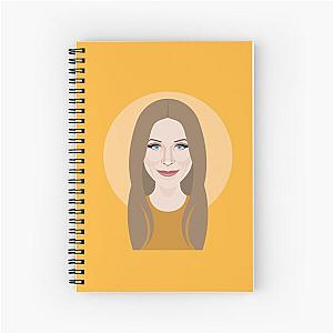 Barbra Streisand Illustration Spiral Notebook