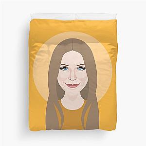 Barbra Streisand Illustration Duvet Cover