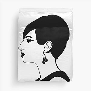 Barbra Streisand Profile Duvet Cover