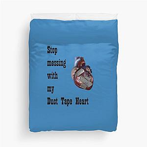 Barenaked Ladies - Duct Tape Heart - dark text Duvet Cover