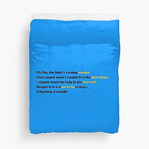 Barenaked Ladies - Orange Rhyming lyric! Duvet Cover