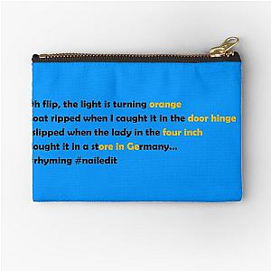 Barenaked Ladies - Orange Rhyming lyric! Zipper Pouch