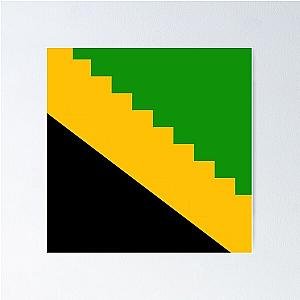 Barony of the Steppes Populace Badge Square Poster