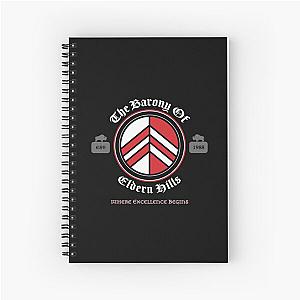 Medieval SCA Barony of Eldern Hills Team Shirt Notebook