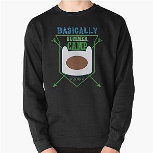 Basic Summer Camp Pullover Sweatshirt