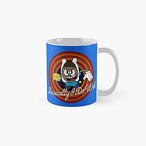 Basically I Do Work 1930's Cartoon Character Classic Mug