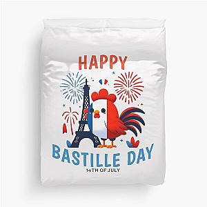 Bastille Day Chicken Duvet Cover