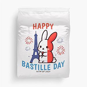 Bastille Day Bunny Duvet Cover