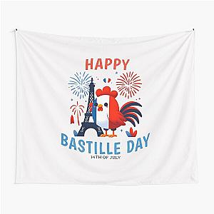 Bastille Day Chicken Tapestry