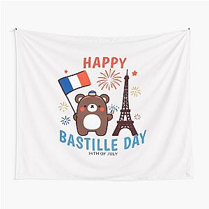 Bastille Day Bear Tapestry