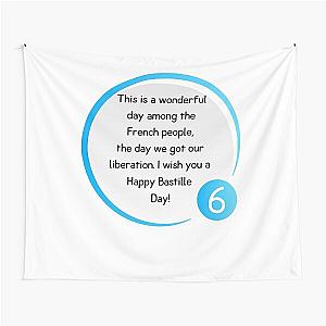 Bastille Day Quote Tapestry