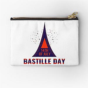 happy bastille day 4 Zipper Pouch