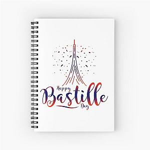 happy bastille day 2 Spiral Notebook