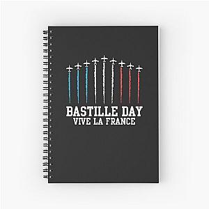 BASTILLE DAY - VIVE LA FRANCE Spiral Notebook