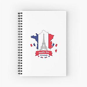 BASTILLE DAY Spiral Notebook