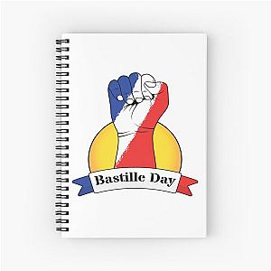 happy bastille day 3 Spiral Notebook