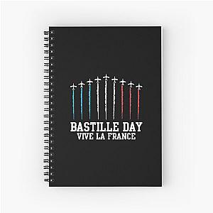 BASTILLE DAY - VIVE LA FRANCE   Spiral Notebook