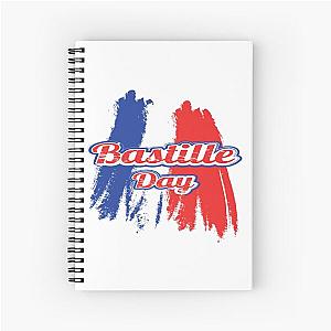 happy bastille day Spiral Notebook