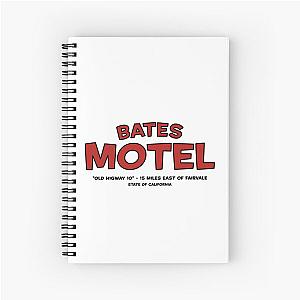 Bates Motel Staff- High Way 10 Fairvale Cali Spiral Notebook