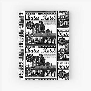 Bates Motel - Black Type Spiral Notebook