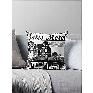 Bates Motel - Black Type Throw Pillow