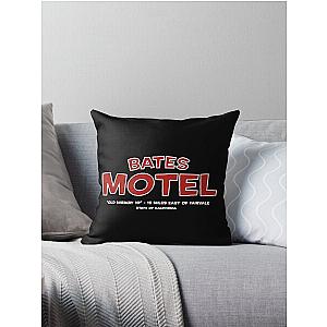 Bates Motel - High Way 10 Fairvale California Throw Pillow