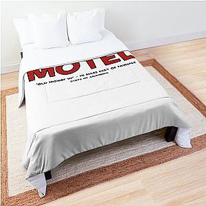 Bates Motel Staff- High Way 10 Fairvale Cali Comforter