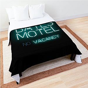 Bates Motel No Vacancy logo from the movie Psycho Comforter