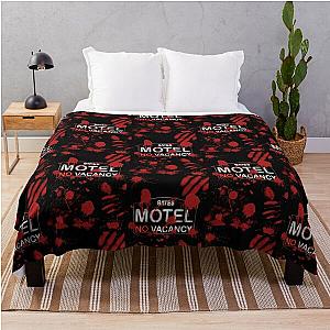 Bloody Bates Motel Throw Blanket