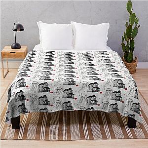 Bates house, bates motel,psycho,classic movie  Throw Blanket