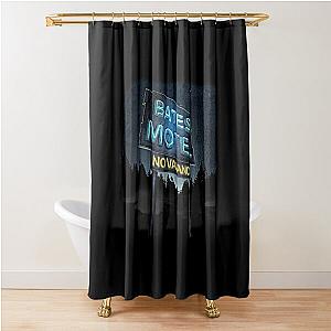 Bates Motel Sign Shower Curtain