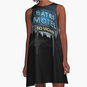 Bates Motel Sign A-Line Dress