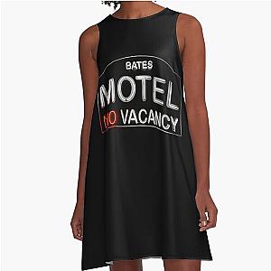 Bates Motel Sign A-Line Dress