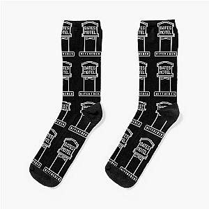 Bates Motel by Hitchcock Pixel Art Socks