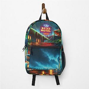 Ghostly Bates Motel Backpack