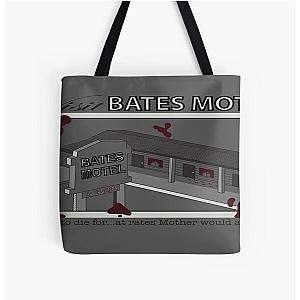 Visit Bates Motel All Over Print Tote Bag