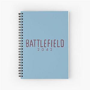 Ink Typography Battlefield 2042   Spiral Notebook