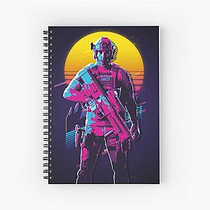 Battlefield 2042 - Zain *80s retro* Spiral Notebook