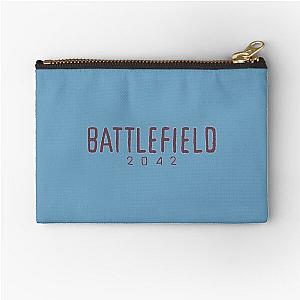 Ink Typography Battlefield 2042   Zipper Pouch