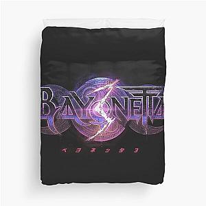 Bayonetta 3 Distressed Logo Duvet Cover