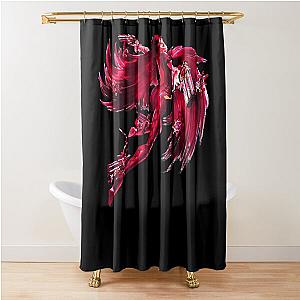 Bayonetta Hack And Slash Video Game Developed By Platinumgames Bayonetta Retro Wave Shower Curtain