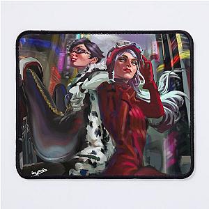 Bayonetta and Jeanne Poster Mouse Pad